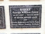 BARRY George William Innes 1937-2019