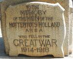 02. Memorial : Great War 1914-1918