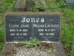 JONES William Lawrence 1877-1959 & Edith Jane 1883-1951