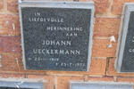 UECKERMANN Johann 1919-1971