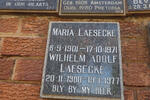 LAESECKE Wilhelm Adolf 1900-1977 & Maria 1901-1971