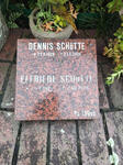SCHUTTE Dennis 1928-2004 & Elfriede 1925-2016