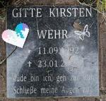 WEHR Gitte Kirsten 1992-2022