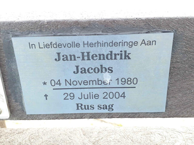 JACOBS Jan-Hendrik 1980-2004