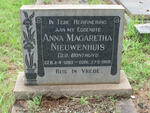 NIEUWENHUIS Anna Magaretha nee BONTHUYS 1893-1966