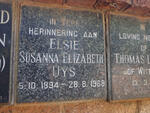 UYS Elsie Susanna Elizabeth 1894-1968