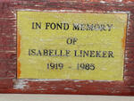 LINEKER Isabelle 1919-1985