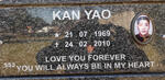 YAO Kan 1969-2010