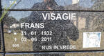 VISAGIE Frans 1932-2011