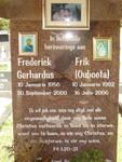 ROUX Frederik Gerhardus, le 1956-2000 :: LE ROUX Frik 1982-2006