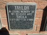 TAYLOR Sheila 1927-1990