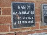 JAARSVELDT Nancy, van 1932-1988
