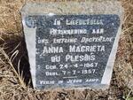 PLESSIS Anna Magrieta, du 1957-1957