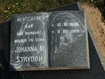 STRYDOM Johanna M. 1906-1986