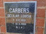 GARBERS Delilah Louisa 1931-1988