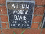 DAVIE William Andrew 1947-1988