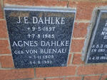 DAHLKE J.E. 1897-1985 & Agnes VON BUENAU 1905-1992