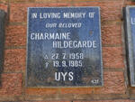 UYS Charmaine Hildegarde 1958-1985