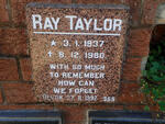 TAYLOR Ray 1937-1980 :: TAYLOR Devon -1992