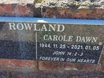 ROWLAND Carole Dawn 1944-2021
