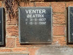 VENTER Beatrix 1907-1982