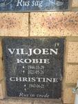 VILJOEN Kobie 1944-2021 & Christine 1947-