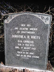ROETS Dorothea Regina nee GROBLER 1879-1952