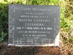 HEBLER Martha Francina Catharina 1926-1962