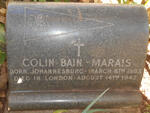 MARAIS Colin, BAIN 1893-1942
