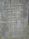 BARTLETT John -1908 & Mary Bowers -1917