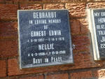 GEBHARDT Ernest Edwin 1897-1976 & Nellie 1901-1989