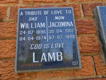 LAMB William 1896-1974 & Jacomina 1907-1988