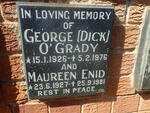 O'GRADY George 1926-1976 & Maureen Enid 1927-1981
