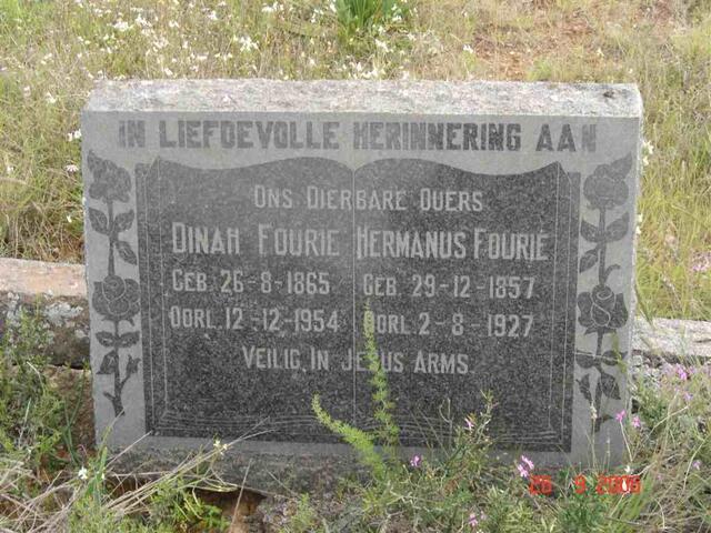 FOURIE Hermanus 1857-1927 & Dinah 1865-1954