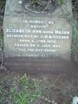 FISCHER Elizabeth Ann nee MASON 1876-1953 :: FISCHER Ryk Le Sueur -1962