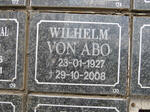 ABO Wilhelm, von 1927-2008