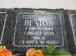 BEATON Johannes Gerhardus 1944-2018