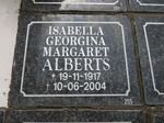 ALBERTS Isabella Georgina Margaret 1917-2004