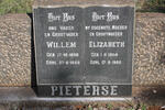 PIETERSE Willem 1898-1969 & Elizabeth 1904-1965