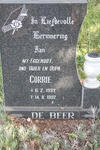 BEER Corrie, de 1937-1992