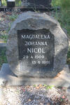 NICOL Magdalena Johanna 1909-1991