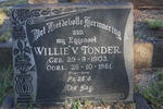 TONDER Willie, v. 1903-1961