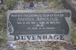 DUVENHAGE Andries Arnoldus 1941-1961