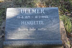 ULLMER Henriette 1871-1953