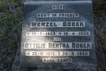 BOBEK Wenzel 1869-1950 & Ottilie Bertha 1878-1960