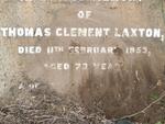 LAXTON Thomas Clement -1953