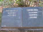 HUGLE Mathias 1874-1949 & Caroline BEHRENS 1875-1952