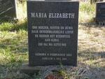 ? Maria Elizabeth 1931-2003