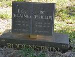 BODENSTEIN P.C. 1921-2003 & E.G. 1931-2003