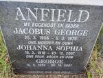 ANFIELD Jacobus George 1906-1976 & Johanna Sophia 1918-2007 ::  ANFIELD George 1955-2007